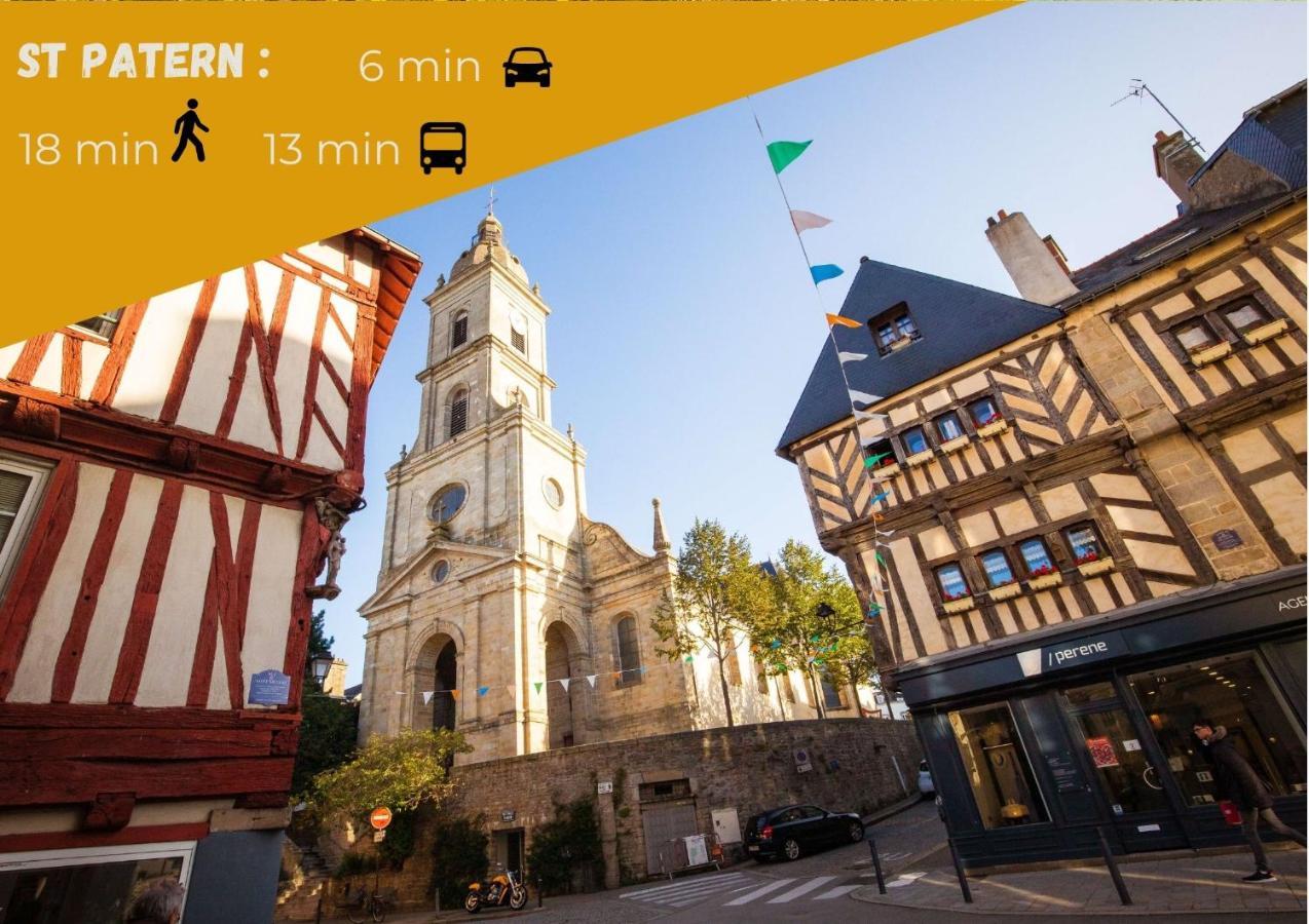 La Pause De Merimee - Jardin - Parking Vannes Luaran gambar